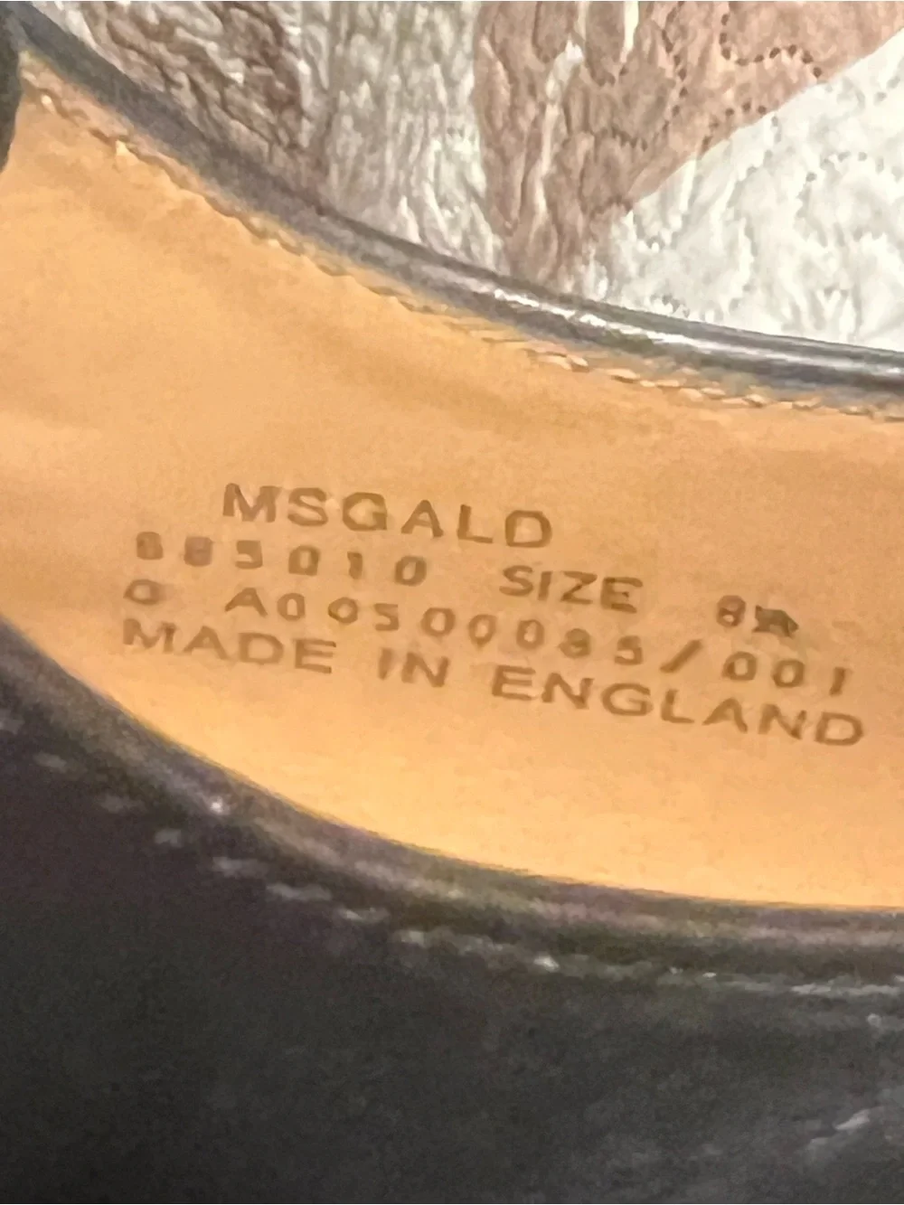 Charles Tyrwhitt Jermyn Street Men’s 9R Black Leather Wingtip Shoes England